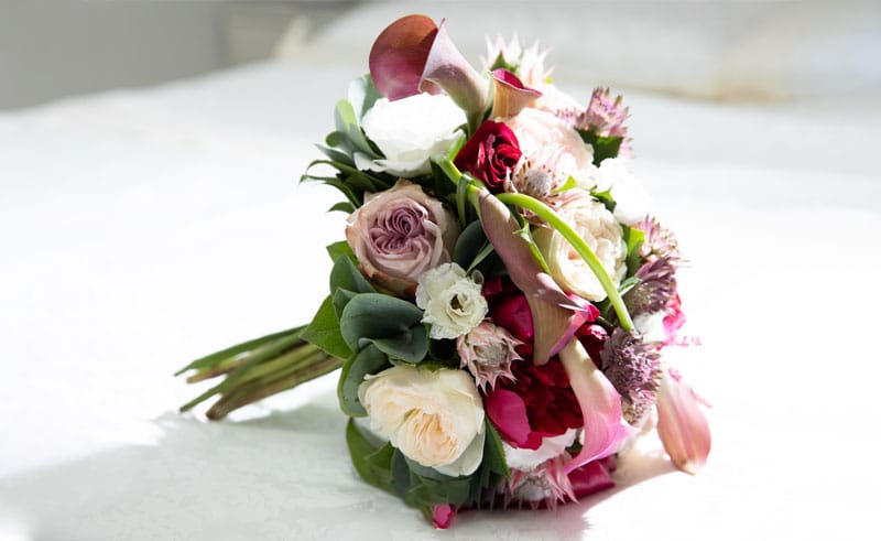 Consegna a domicilio: bouquet