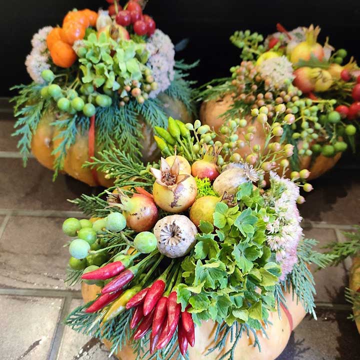 Zucche decorate