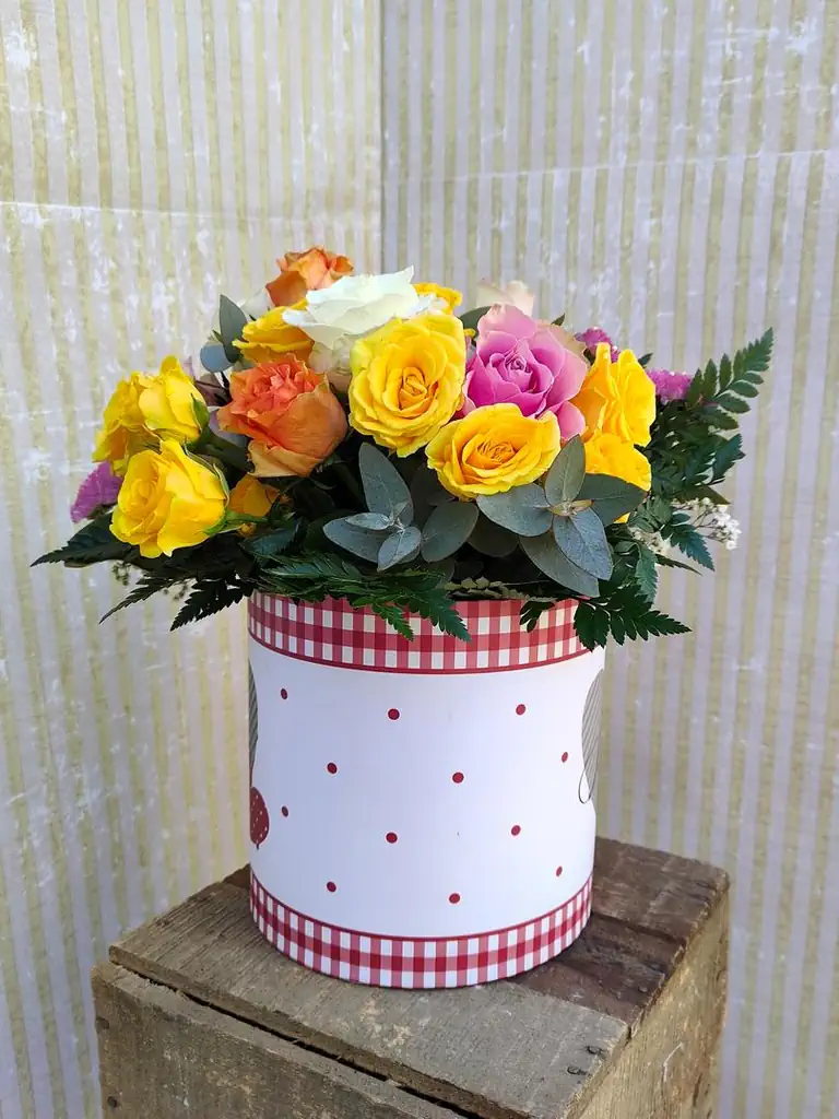 Flowerbox rose miste