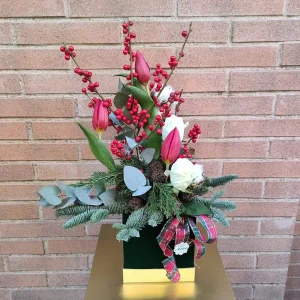 Flowerbox christmas velluto